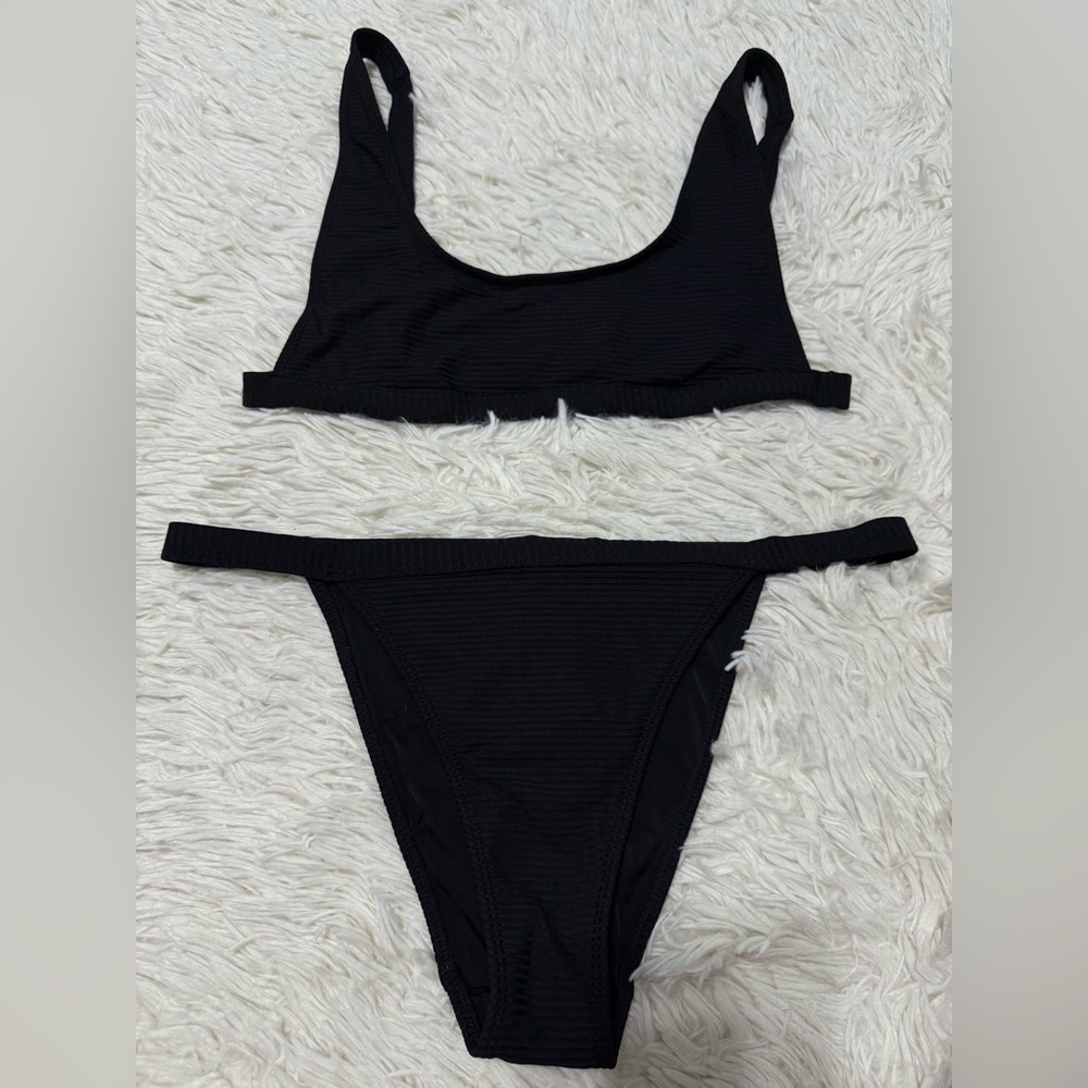 L.A. Hearts by PACSUN Bikini Set‎ In Black Women’s Size Medium